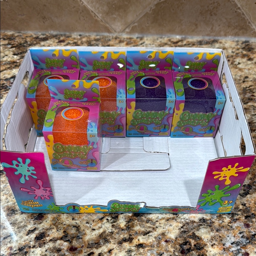 Gummy Gumdrop Squishy (Not Needoh) Lot of 5